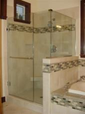 Enclosed Glass Shower Installation